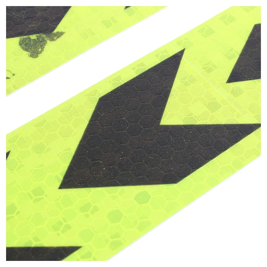 

AUTO -Reflective Car Warning Signal Adhesive Tape Yellow Black 2Pcs
