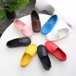 8 цветов детская обувь из искусственной кожи повседневные стили мальчики девочки обувь мягкие удобные лоферы слипоны детская обувь все