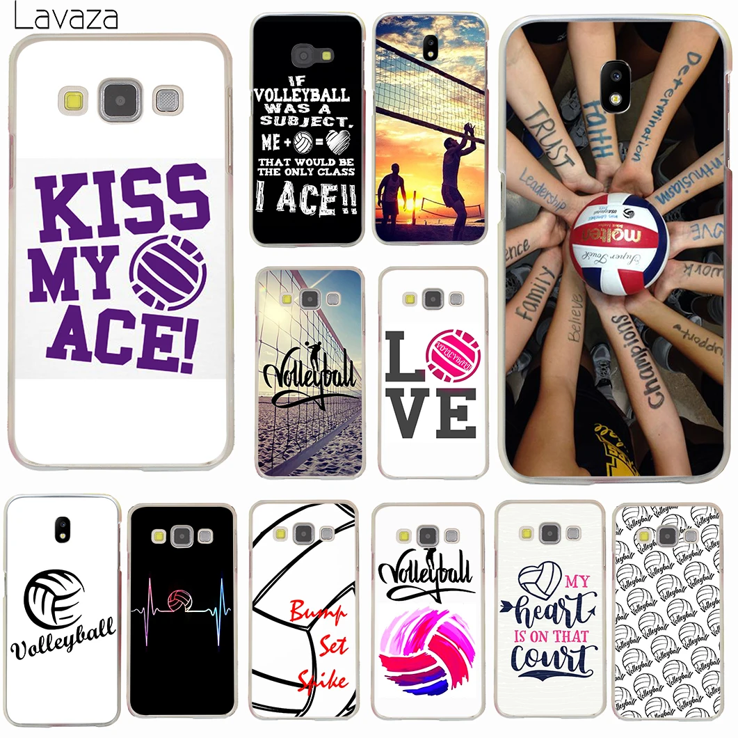 Жесткий чехол для телефона Lavaza Volleyball Sports Samsung Galaxy J8 J7 Duo J4 J5 J6 Plus 2018 2017 2016 J2 J3 Prime
