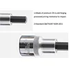 Jetech – douille carrée 3/8, garantie à vie, tournevis MM, taille hexagonale 3mm 4mm 5mm 6mm 7mm 8mm 10mm, 1 pièce ► Photo 2/3