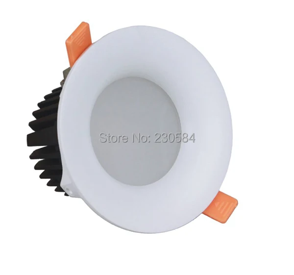 LED Sleek Recessed Lighting 9w Samsung bean Frosted lens no glare