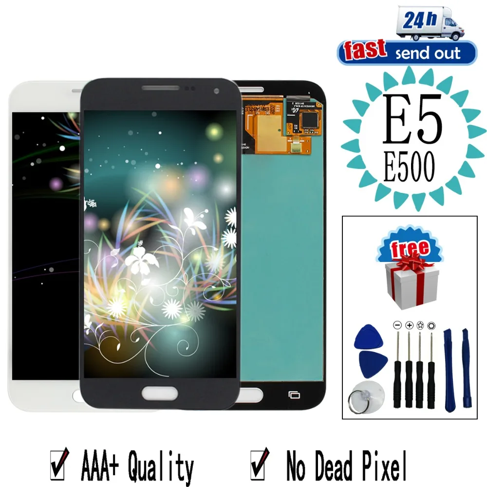 AMOLED LCD For SAMSUNG GALAXY E5 E500 Display E500M E500F E500H Touch Screen Tested Digitizer Assembly | Мобильные телефоны и