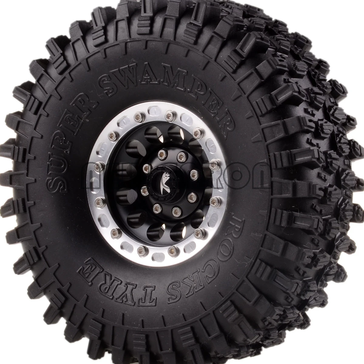 Новые металлические колеса ENRON 4 шт. 1 9 &quot обода 120 мм шины Super Swamper Rocks RC 1/10 Rock Crawler TRX4