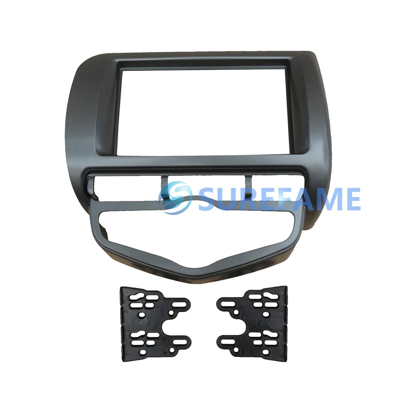 

Double Din Car Audio Refitting Frame, Fascia Panel,Dash Kit for Honda 2002-2008 Fit/Fit Spot/Jazz (Auto,Left) Facia Plate