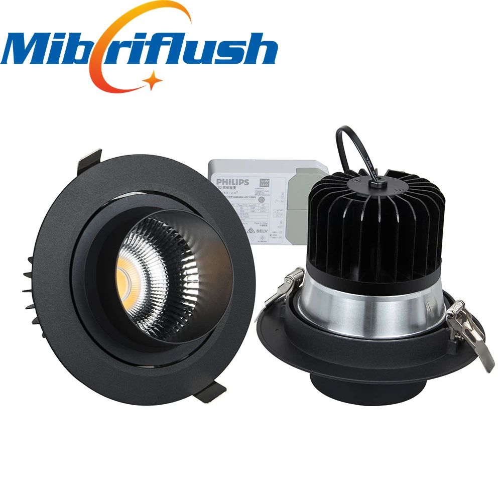 

AC200V-240V 30w 2500K-7000K Triac Dimmable/0-10V Dimmable/Dali Dimmable LED Downlight COB Ceiling Spot Light 12pcs/lot