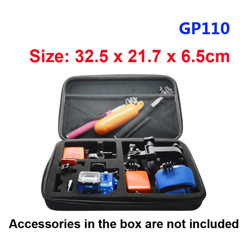 

Accessories Big EVA LargeSize 32.5 x 21.7 x 6.5cm Collection Box Bag For GitUp Gopro Hero 3+/3/2/1 SJ4000 Free Shipping!
