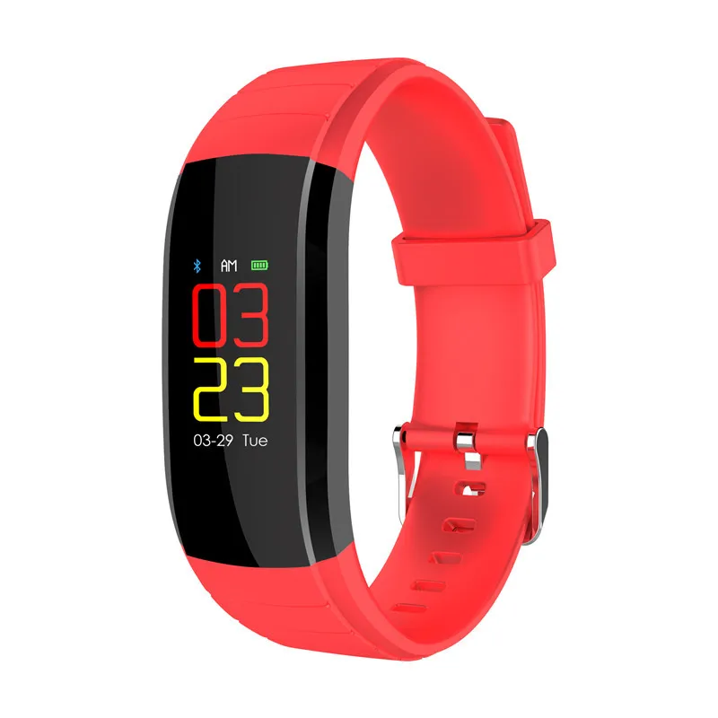 

Smart Bracelet Fitness Tracker Watch Color Screen Smart Wristband Heart Rate Monitor Blood Pressure Monitoring Clock Call Remind