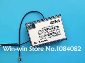 

Free Shipping 10PCS HLK-RM04 aerial serial wifi dual ethernet port serial port UART to WIFI module complimentary antenna