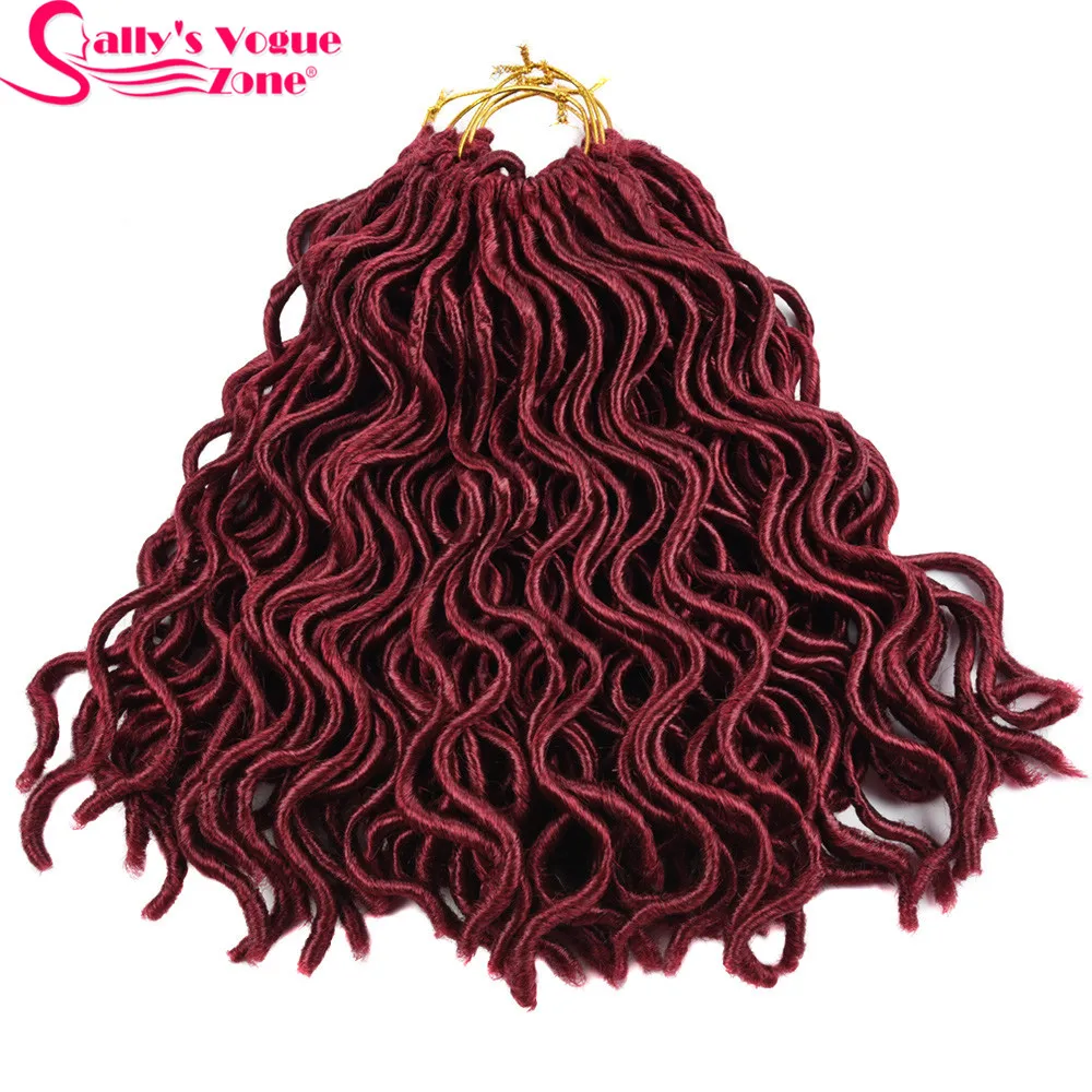 6 пачек 24 пряди/упаковка Faux locs Curly синтетические косички для наращивания волос 10 дюймов 18 дюймов 8 цветов замки жук черный