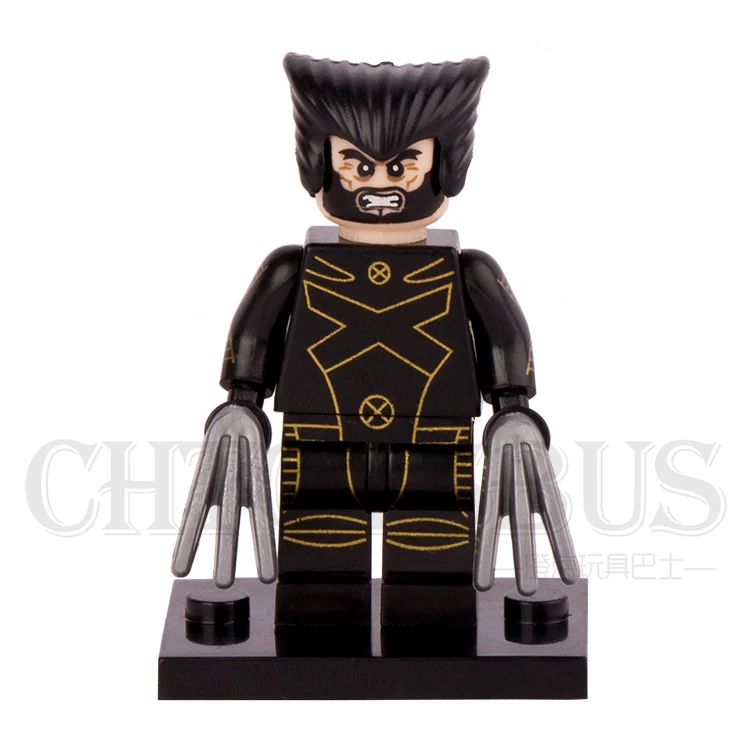 Single Sale Black Wolverine James X MEN Apocalypse MARVEL SUPER HEROES Model minifig Assemble Building Blocks
