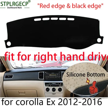 

Right hand drive Double layer Dash Mat Dashmat Dashboard Cover Sun Shade Dash Board Cover Carpet for toyota corolla EX