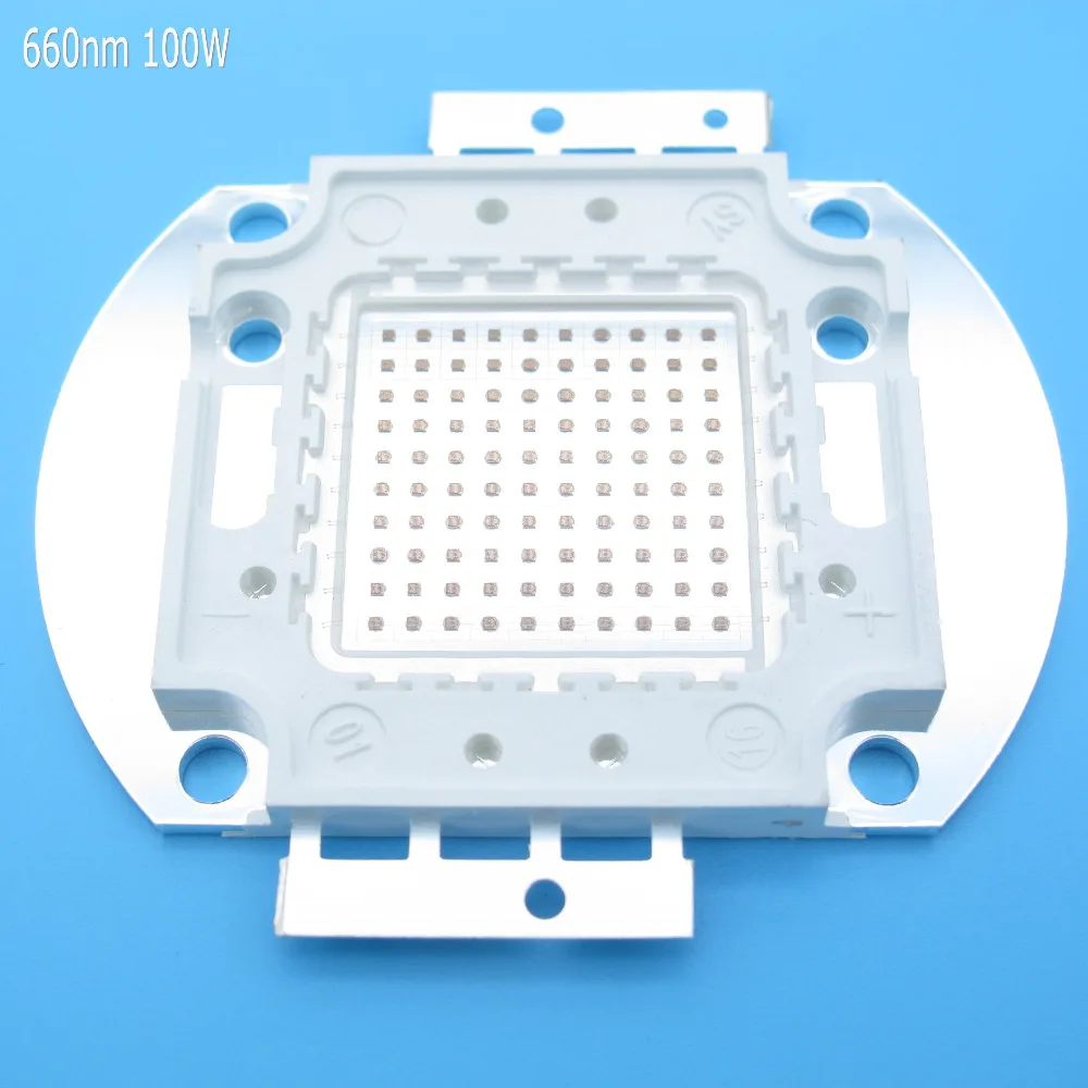High Power 660nm Deep Red LED Grow Chip 1W 3W 5W 10W 20W 30W 50W 100W COB LED Beads for Plant Grow Light DIY
