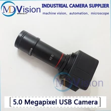 5MP USB Cmos Камера Электронной Цифровой Окуляр Микроскопа Бесплатно Драйвер Камера Высокого Разрешения для Win10/7/XP/win8/win10