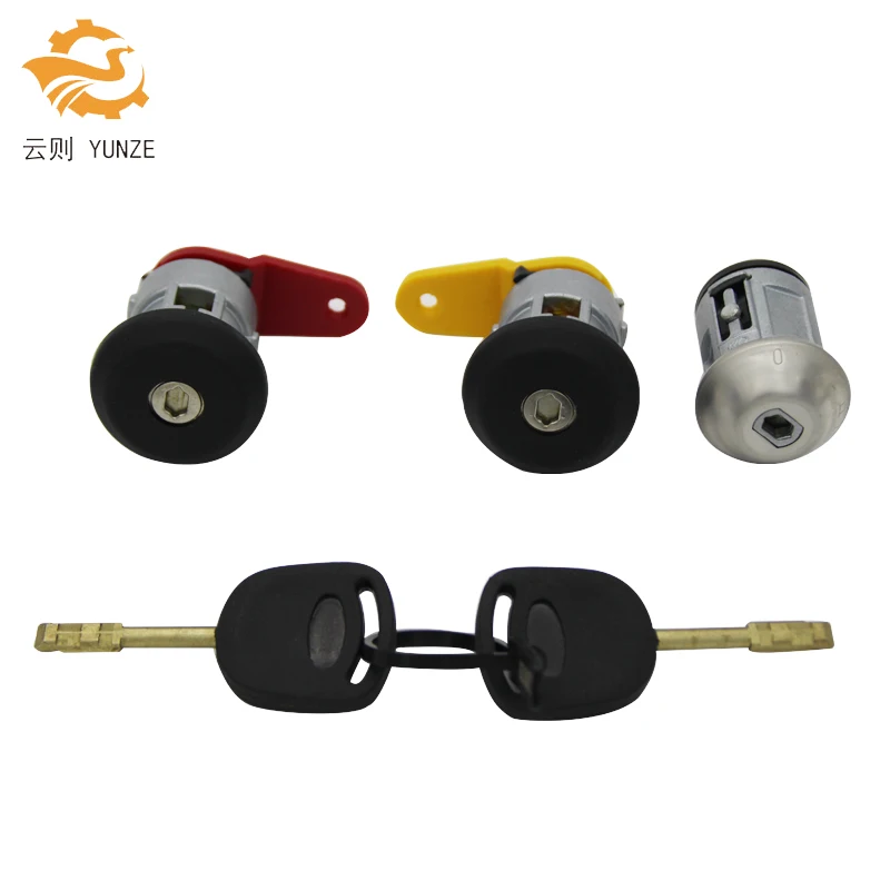 Serrure de porte 2 cl/és cylindre avant gauche droite pour Fiesta Escort Courier KA