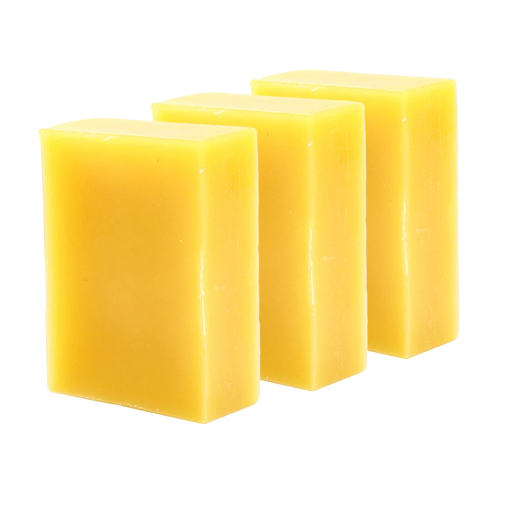 45g Natural Pure Beeswax Wax Block For Wood Furniture Floor Boots Collectable Jewelry Leather Polishing
