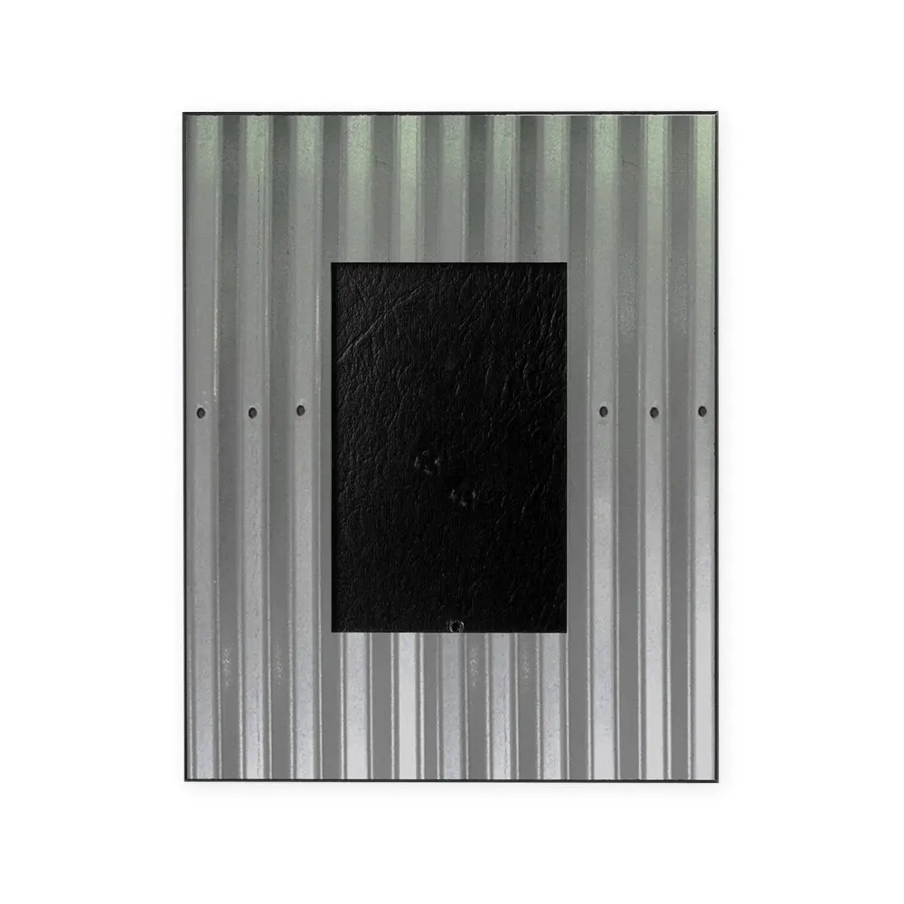 Tin Industrial Metal Shower Curtain Decorative 8x10 Picture Frame