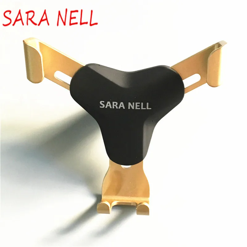

SARA NELL Universal Car Phone Holder For iPhone Samsung S9 Plus Huawei Car Holder Air Vent Mount Metal Gravity Phone Holder