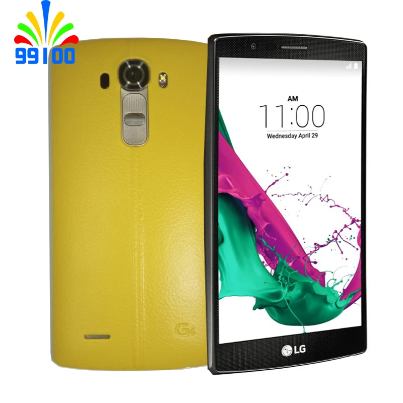 

Original Unlocked LG G4 H815 H810 H818 Hexa Core Android 5.1 3GB+32GB 5.5 inch Cell Phone multi-color cover single/dual sim