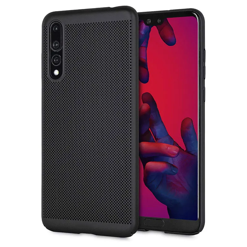 Ascromy For Huawei P20 Pro Case Breathable Heat Dissipating Mesh Cover P10 Lite P9 Honor 9 Mate Phone Accessories |