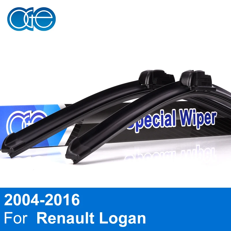 

Oge Pair Wiper Blades For Renault Logan 2004-2016 High Quality Rubber Windscreen Windshield Car Accessories