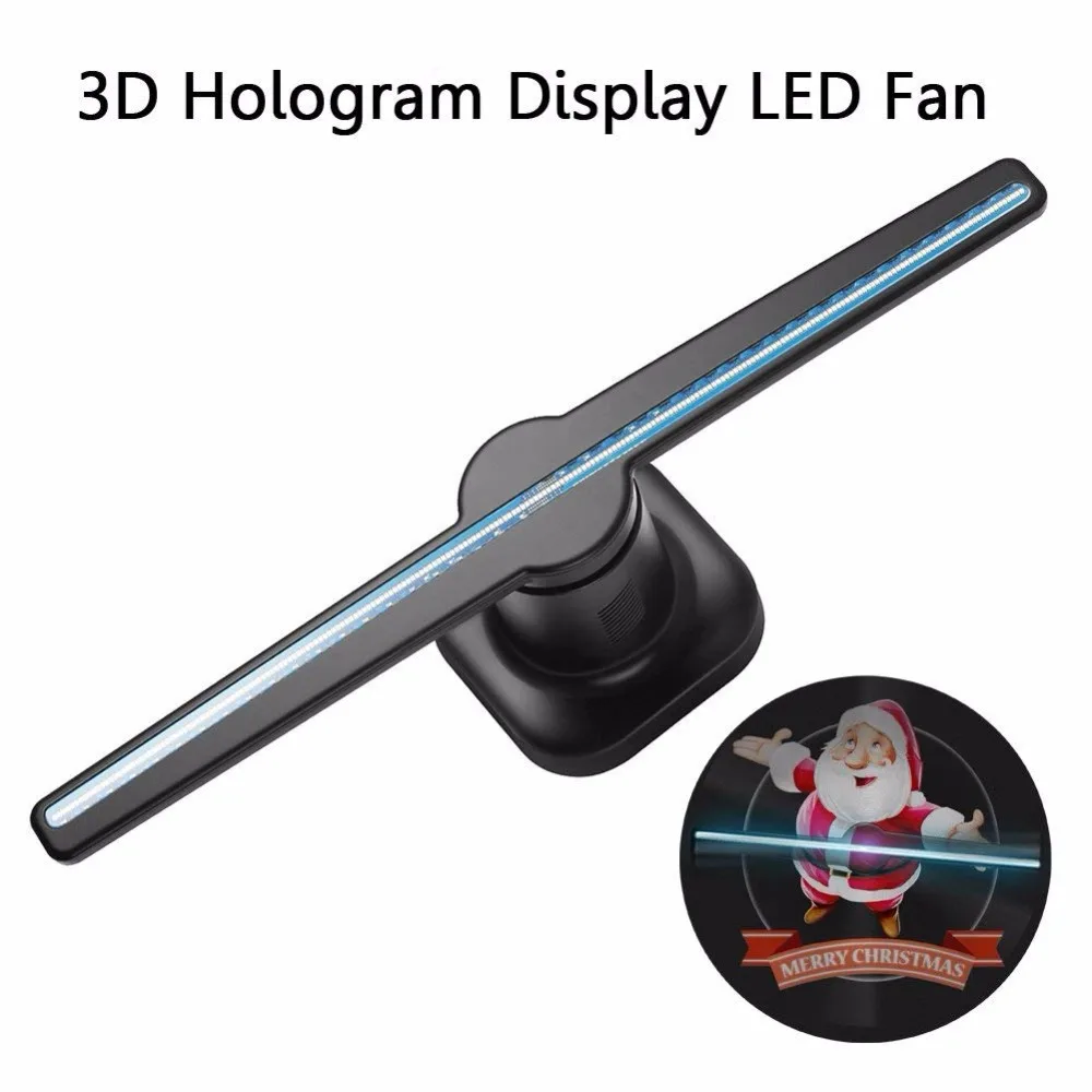 Original Z1 3D Hologram Advertising LED fan player Display Holographic holograma Light LOGO Projector projection for signage