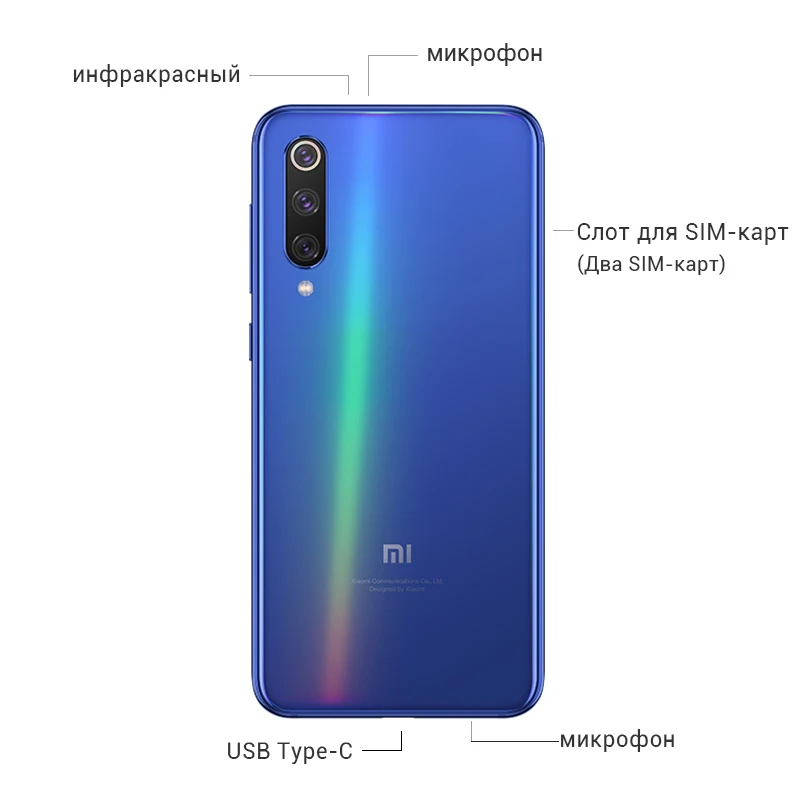 Глобальная ПЗУ Xiaomi mi 9 SE 6 ГБ 128 Гб Смартфон mi 9 SE Snapdragon 712 5,9" AMOLED дисплей 48MP Тройная камера Face ID