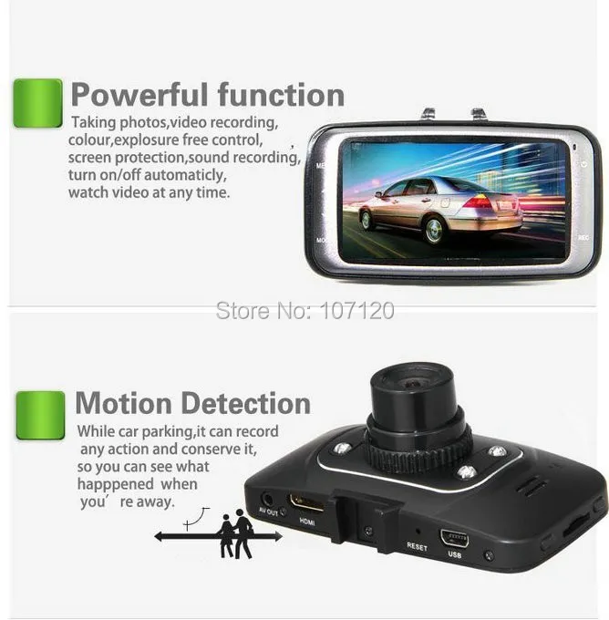 Новое высокое качество 1080 P Автомобильная камера DVR видео Регистраторы Dash Cam g-сенсор HDMI GS8000L 140 с широкоугольным объективом с углом обзора