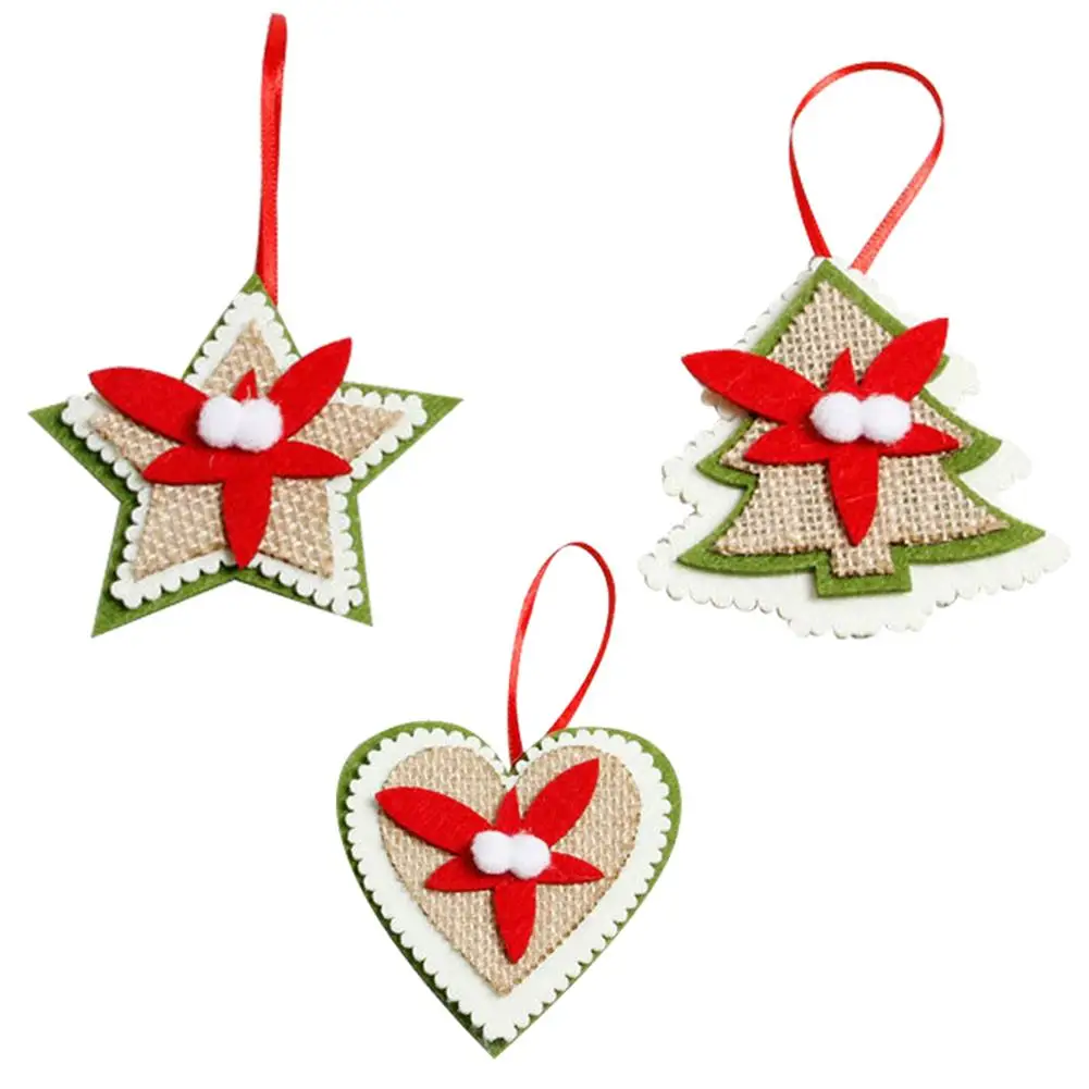 

Non-woven Fabric 3D Christmas Tree Decoration Pendent For Christmas Inventory Clearance