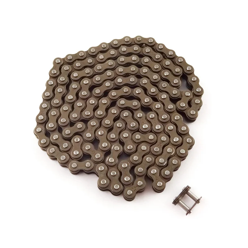 25H Sprocket Chain 146 Links with Spare Master Link for 47cc 49cc 2 Stroke Dirt ATV Quad 4 Wheeler Pocket Bike Mini Moto