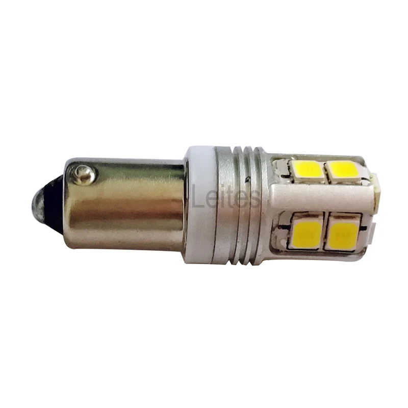 Комплект из 2 предметов высокого Мощность Canbus светодиодный BA9S 1891 641 BA9 T4W H6W 10SMD 3030 светодиодный лампы для автомобилей Интерьер Карта Купол светильник резервного копирования Автомобильные стояночные огни