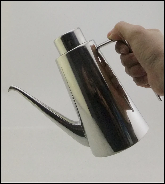 800ML 18 10 Stainless Steel Oil Drizzler with Drip Free Spout, oil