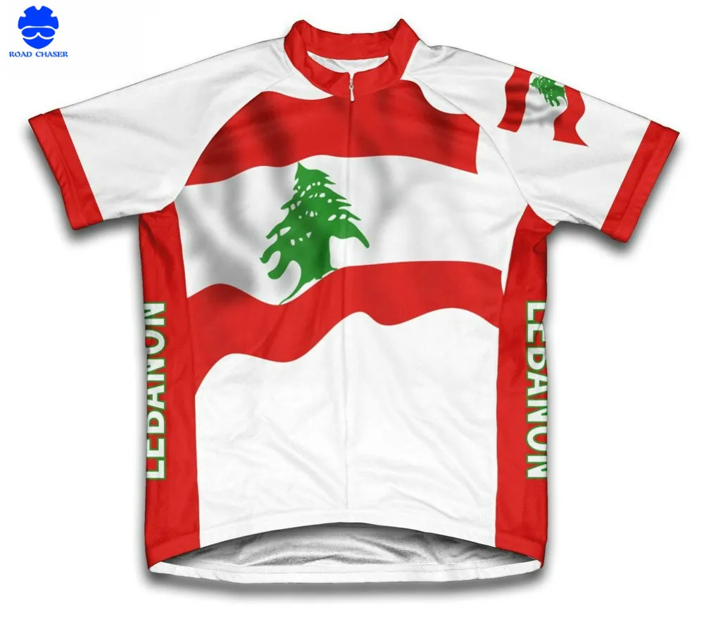 Lebanon Flag Men and Women Cycling Clothing Bike Clothing Bicycle