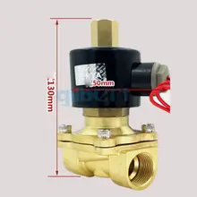 DC12/24 V AC110/220 V 3/" BSPP 18 W нормально открытый потока пор 20 мм латунь Газ и нефть Вода электромагнитный клапан