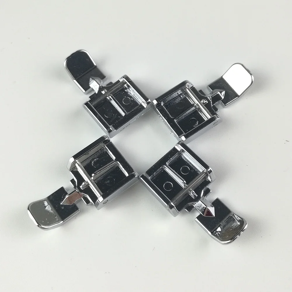 5 Pcs Zipper Foot 2 Sides Sewing Machine For Brother For Singer Snapon