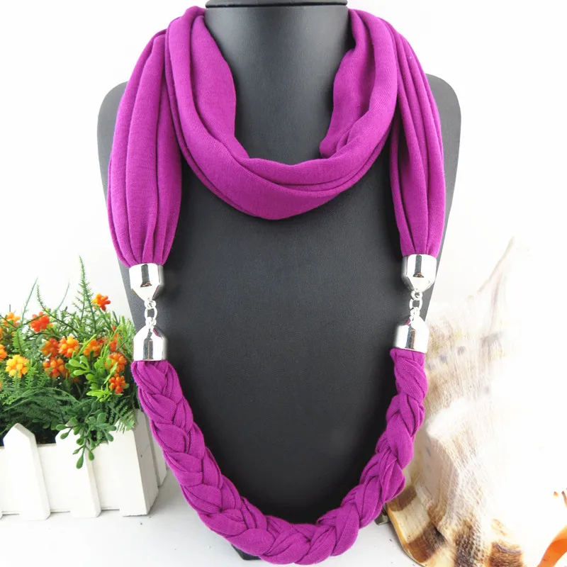 RUNMEIFA зимний женский шарф с круговой тесьмой Одноцветный бесконечности для зимы
