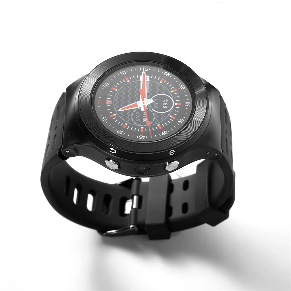 Fashion Outdoor WIFI Bluetooth 4.0 1.3G Quad-cores 1.33'' Screen HD Camera 5.0 3G Android Phone Watch & Heart rate & Pedometer