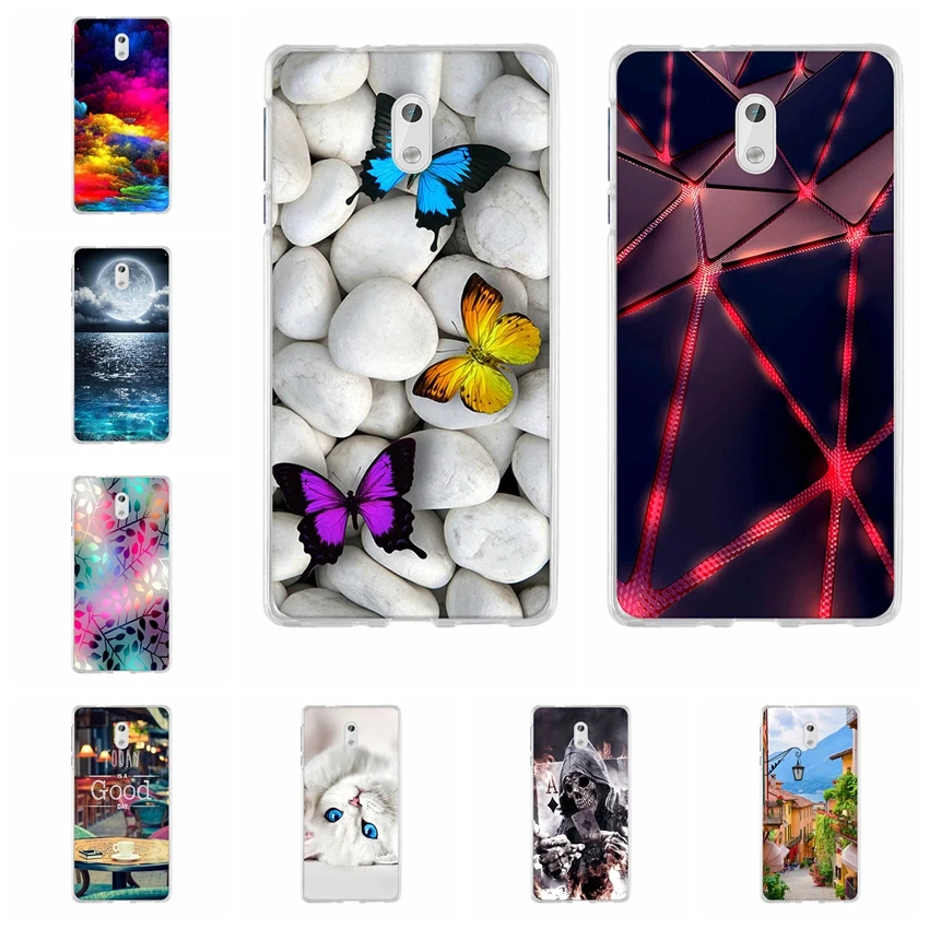 

For Funda Nokia 3 Cover Case For Mobile Phone Nokia 3 Case animal Silicone Soft TPU Back Cover For Nokia3 5.0" Capa Bumper Coque