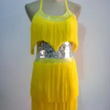 Стиль Костюмы для латинских танцев сексуальные блестки латунь танцевальное платье для детей женщины конкурс латиноамериканских танцев платье