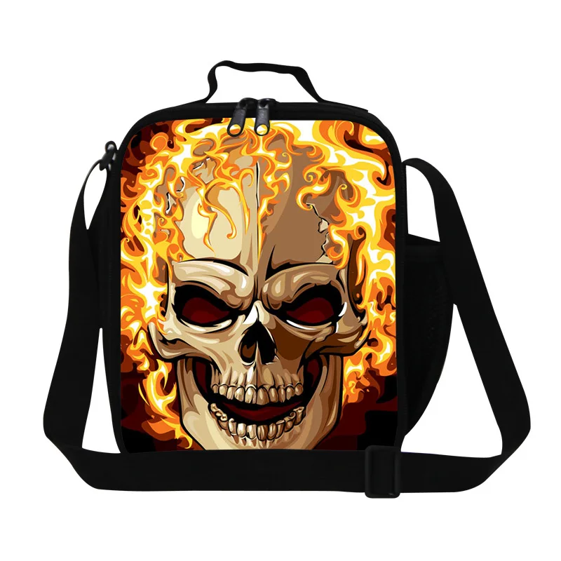 Stylish Skull lunch bags for boys,insulated lunch container kids,adult