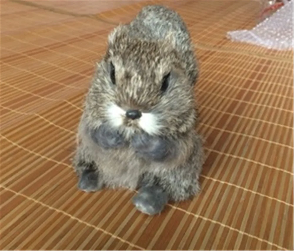 Fancytrader Squirrel Toy Soft Plush Toy Doll Simulation Animal Mini Plush Doll Birthday Gift Stuffed Animais Rabbit Fur Toy3