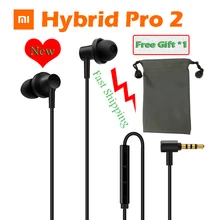 Оригинальные Xiao mi Hybrid Pro 2 Наушники mi In-Ear с двумя драйверами Dyna mi c сбалансированная арматура mi c линейное управление с высоким полиром