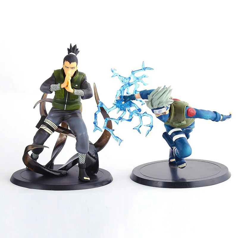 16cm Anime Naruto Doll Hatake Kakashi Nara Shikamaru Ver15 Japanese Statue Figurine For Kids Collectible Toy | Игрушки и хобби