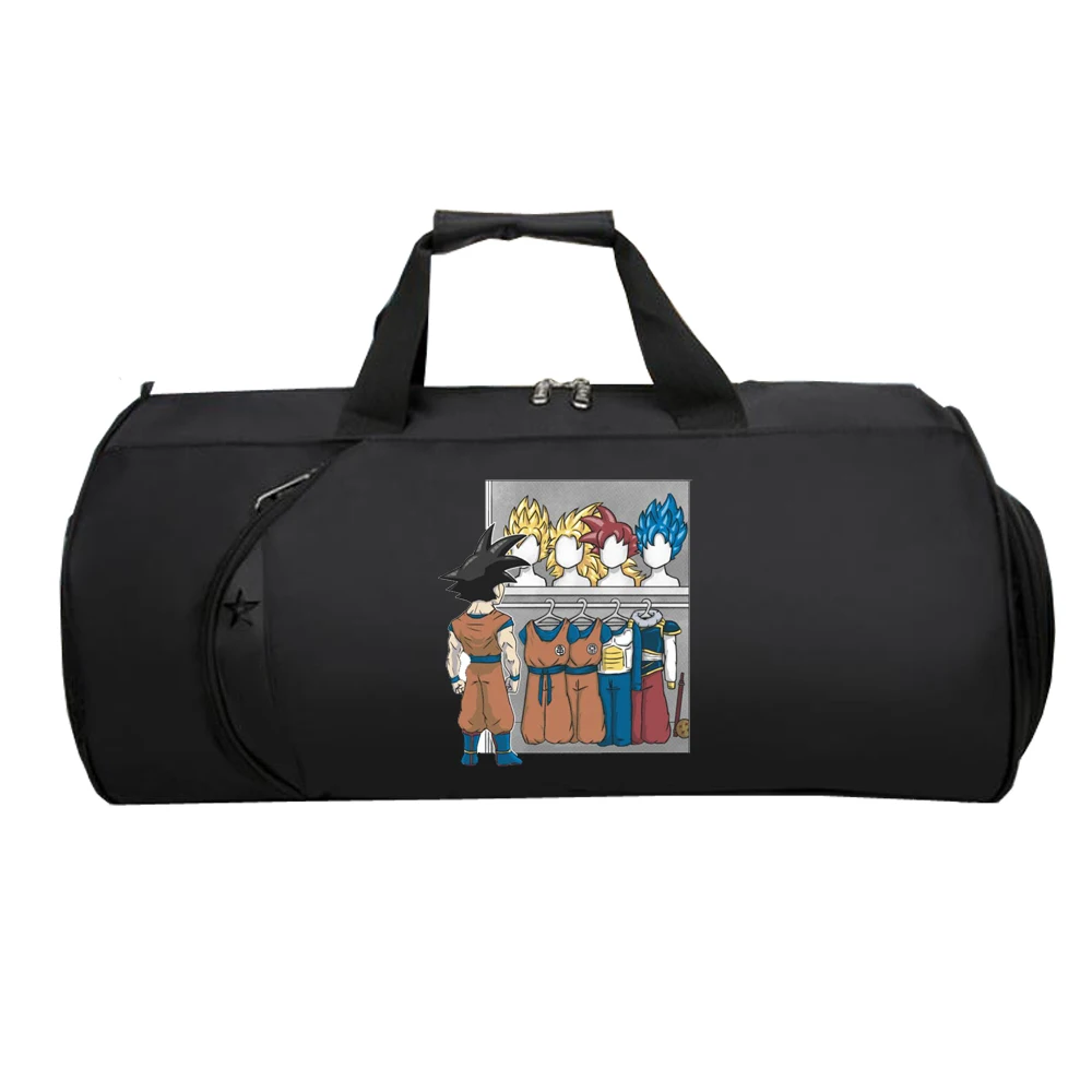 Аниме Dragon Ball Z дорожная сумка для багажа для мужчин и женщин ручное дорожное снаряжение багаж пакет для подростков многофункциональный, Вместительный Мешок