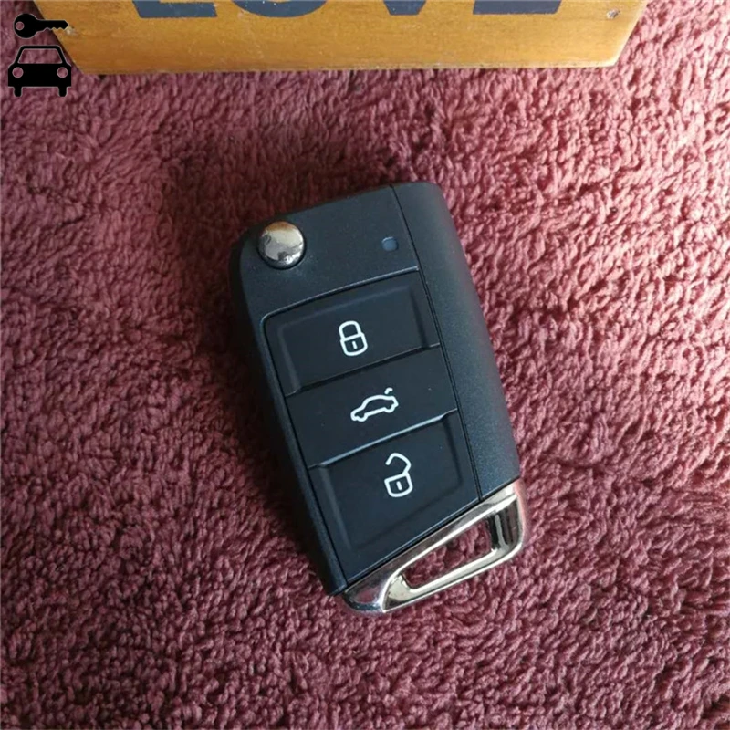 Оригинальный Автомобильный MQB дистанционный ключ 433 МГц с чипом ID48 для Skoda Octavia Superb