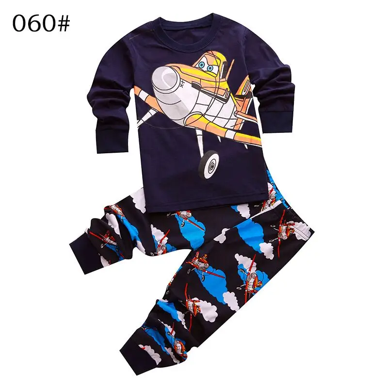 Новое поступление, пижамные комплекты для маленьких девочек осенняя одежда для сна с длинными рукавами хлопковые детские пижамы осенние комплекты одежды для детей от 2 до 7 лет, A27 - Цвет: 18 style