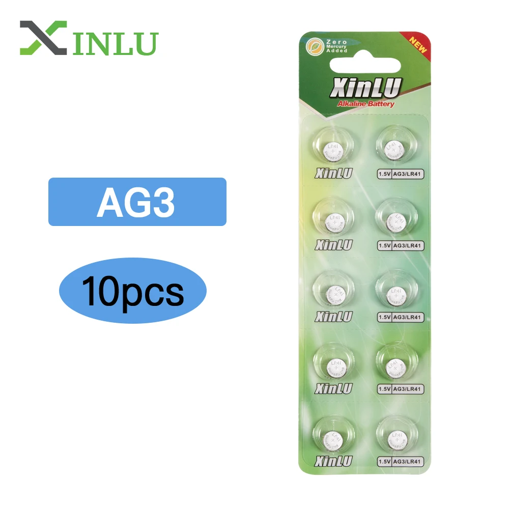 10 шт. батарейки LR41 AG3 392A SR41SW 384 LR736 V3GA 192 1 5 в Кнопочная батарейка lr41 LR 41 литиевая для