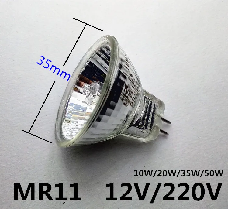 4 шт./лот галогенные прожекторы MR11 12 v 10 w 20 W 35 W 50 W галогенные 12 V MR11 20 W MR11 12 V 35 W MR11 12 V 50 W