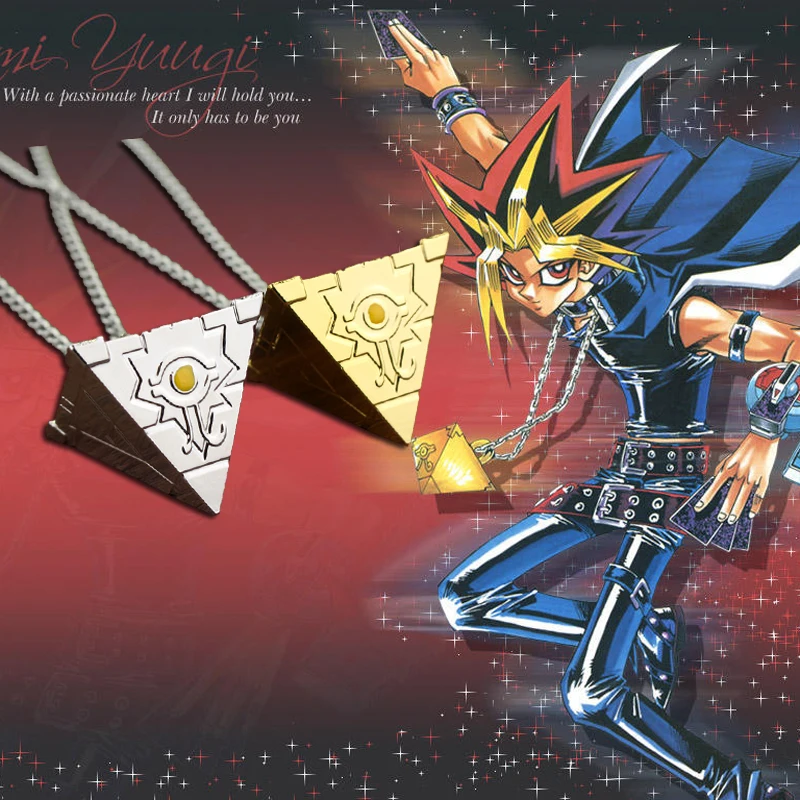 Египетская Пирамида Глаз Хоруса ожерелье Аниме Yugioh Millenium кулон ювелирные изделия д Ю-Ги-о Косплей Костюм подарок модная цепочка для мужчин