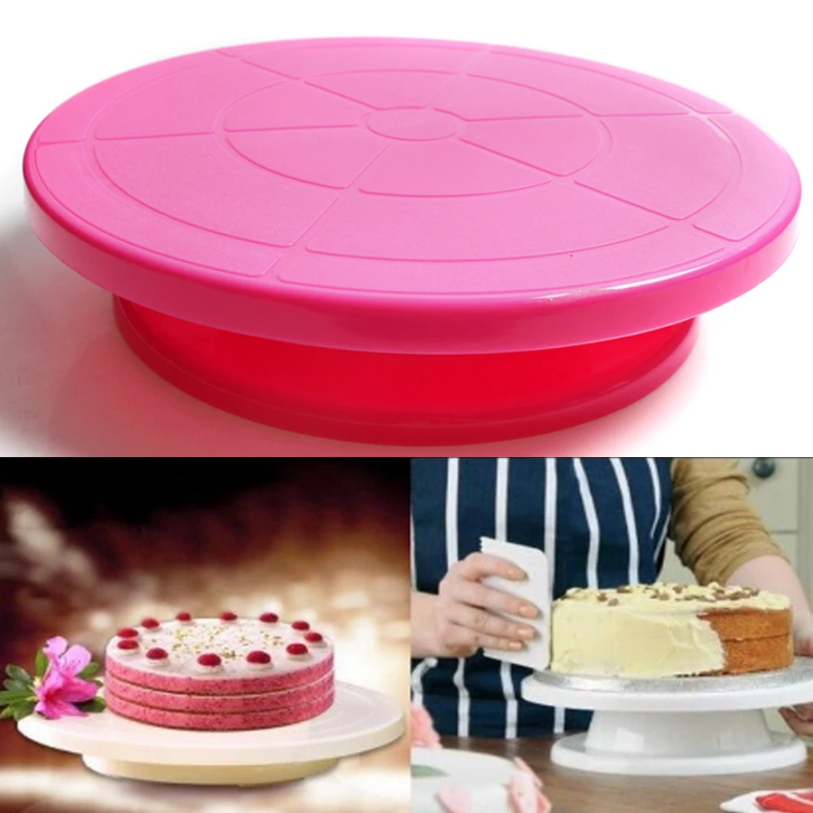 Cake Swivel Plate Revolving Cake Sugarcraft Cake Stand Sugar Craft Turntable Platform Cupcake