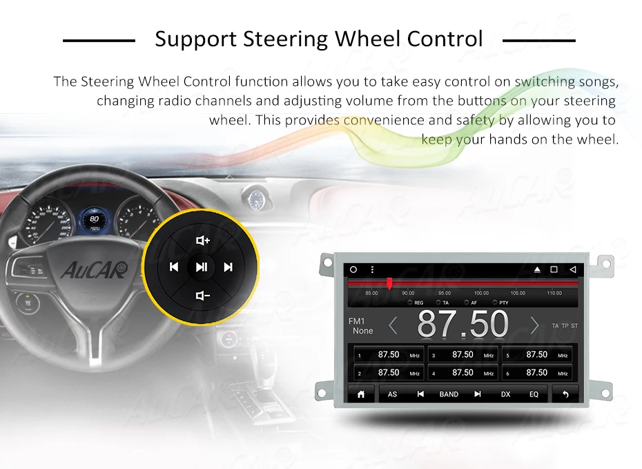 Clearance AuCAR Android 6.0 7" Car multimedia for Audi Q7 LHD RHD Car DVD Player 2005 - Quad core Bluetooth GPS Radio WIFI 4G Stereo IPS 21